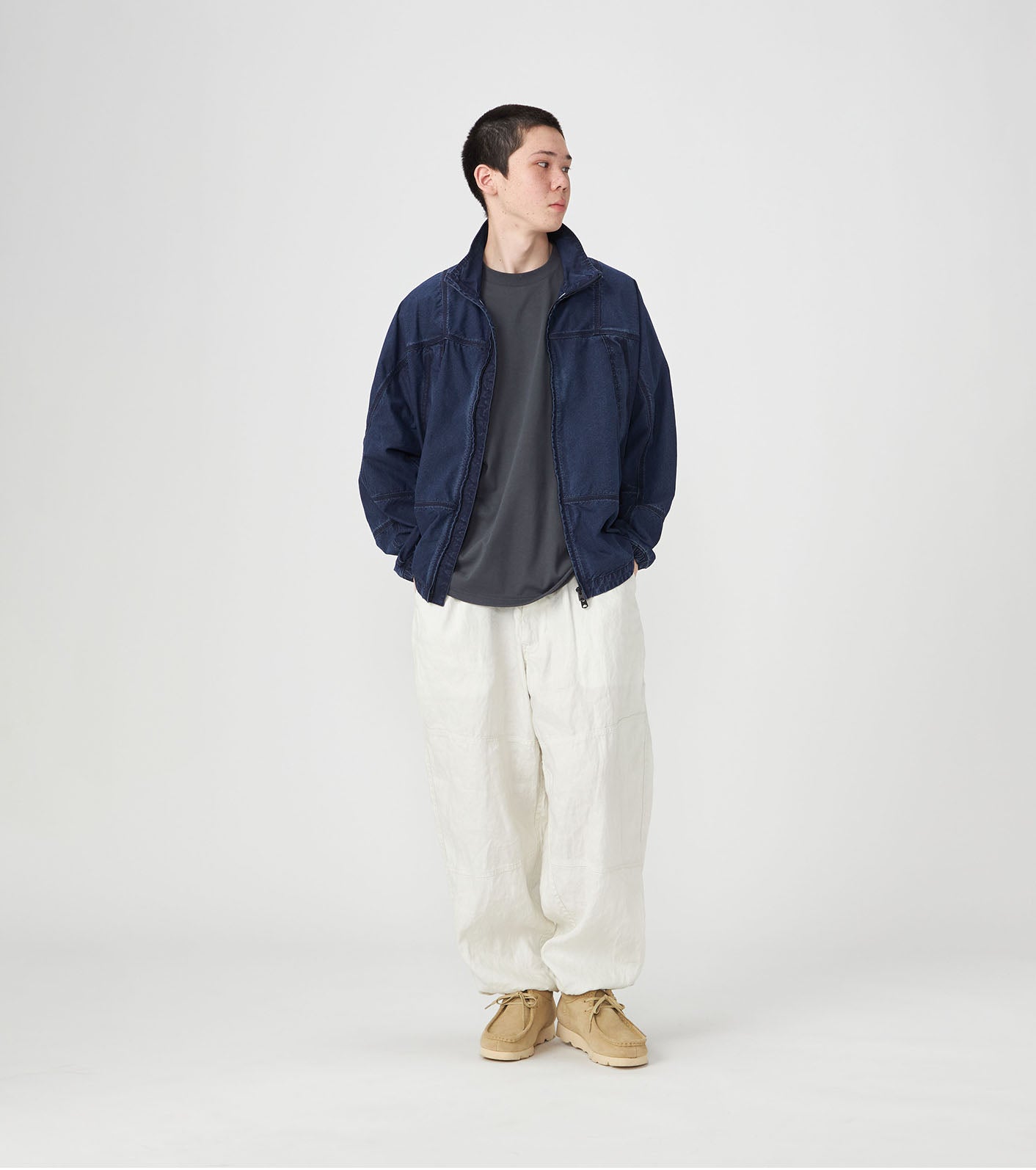 Purple Label Cotton Nylon Weather Mountain Wind Jacket