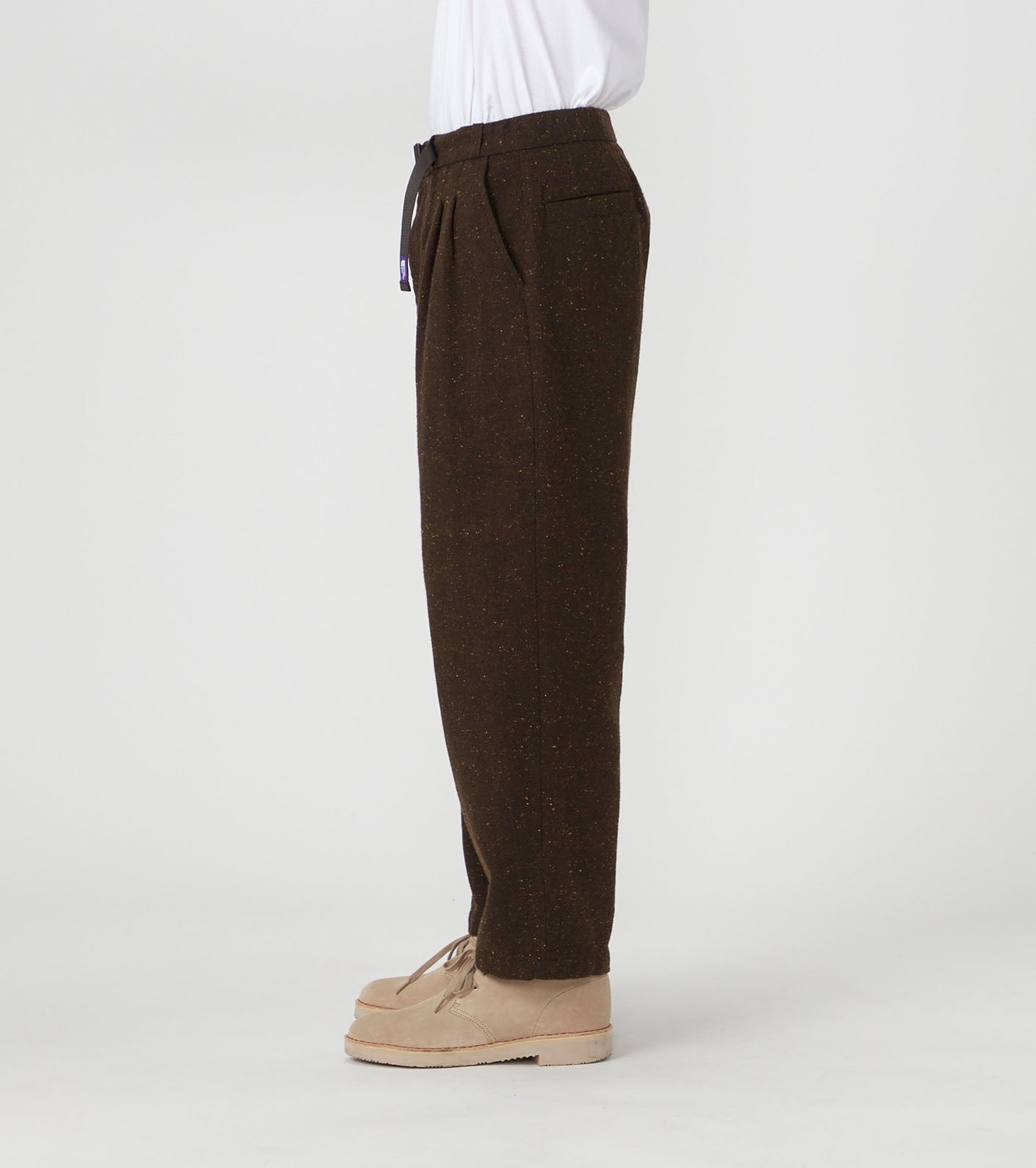 Purple Label Cotton Wool Color Nep Field Pants