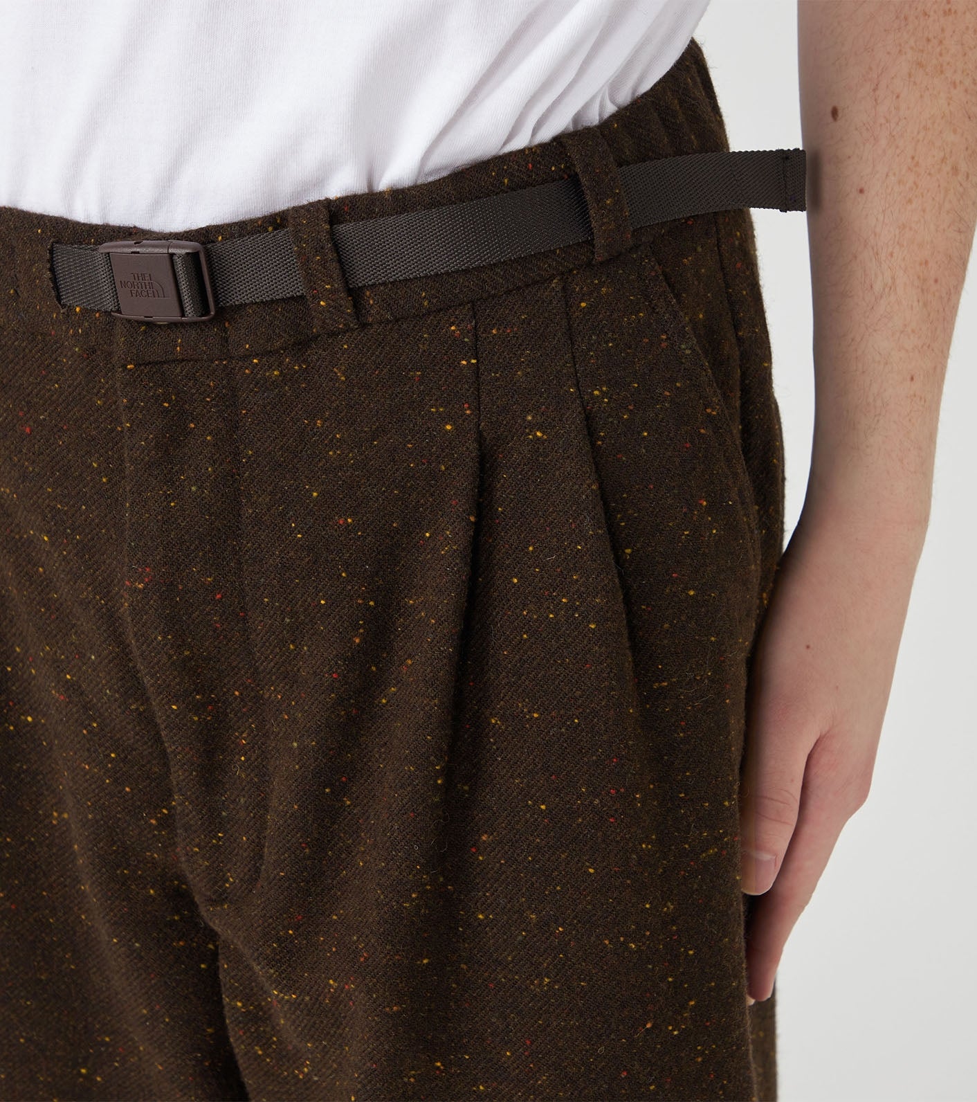 Purple Label Cotton Wool Color Nep Field Pants