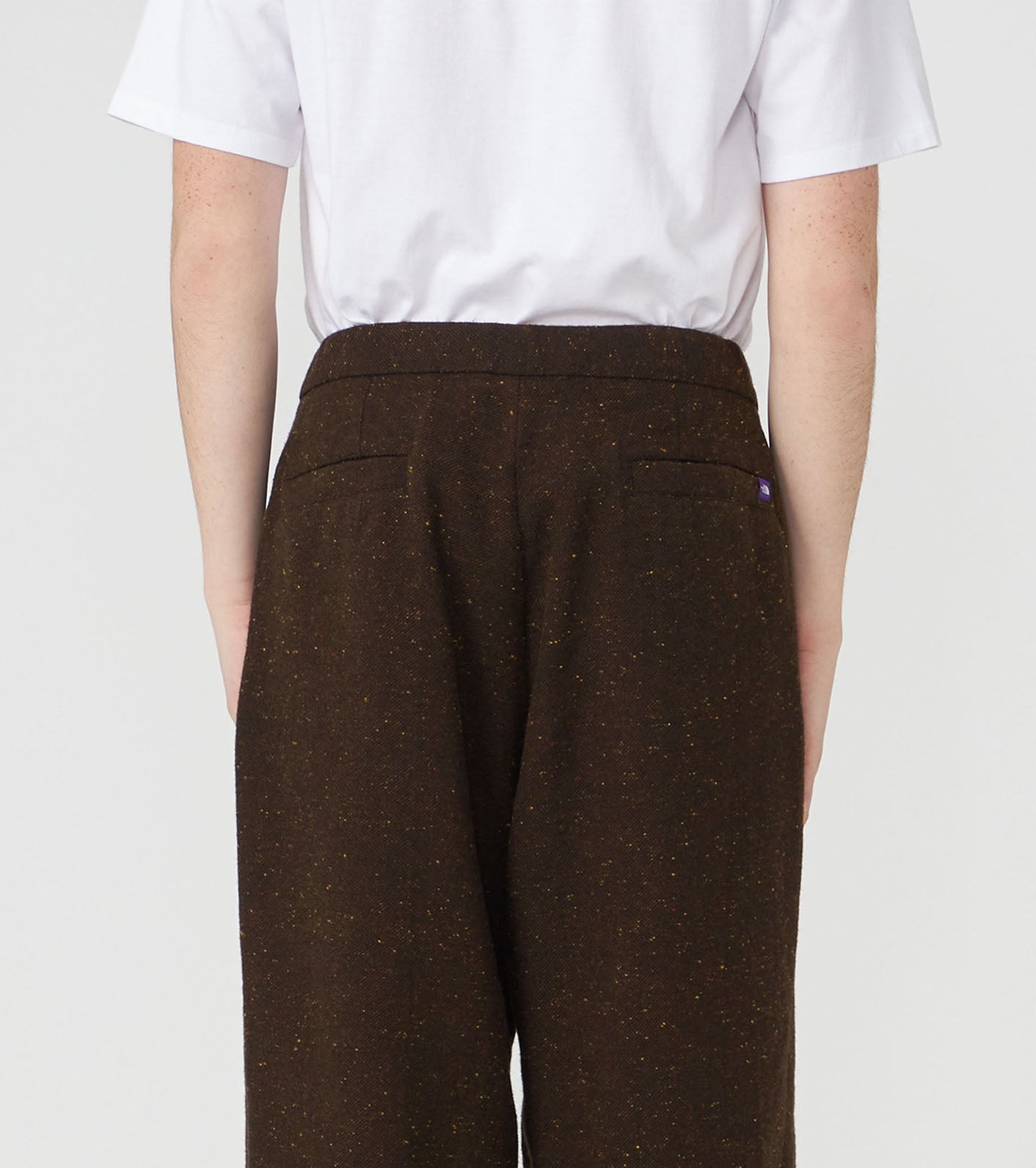 Purple Label Cotton Wool Color Nep Field Pants