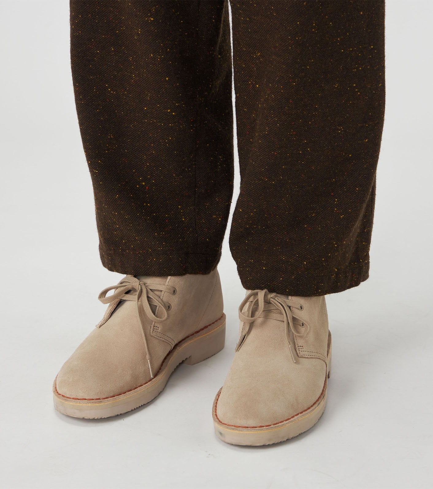 Purple Label Cotton Wool Color Nep Field Pants