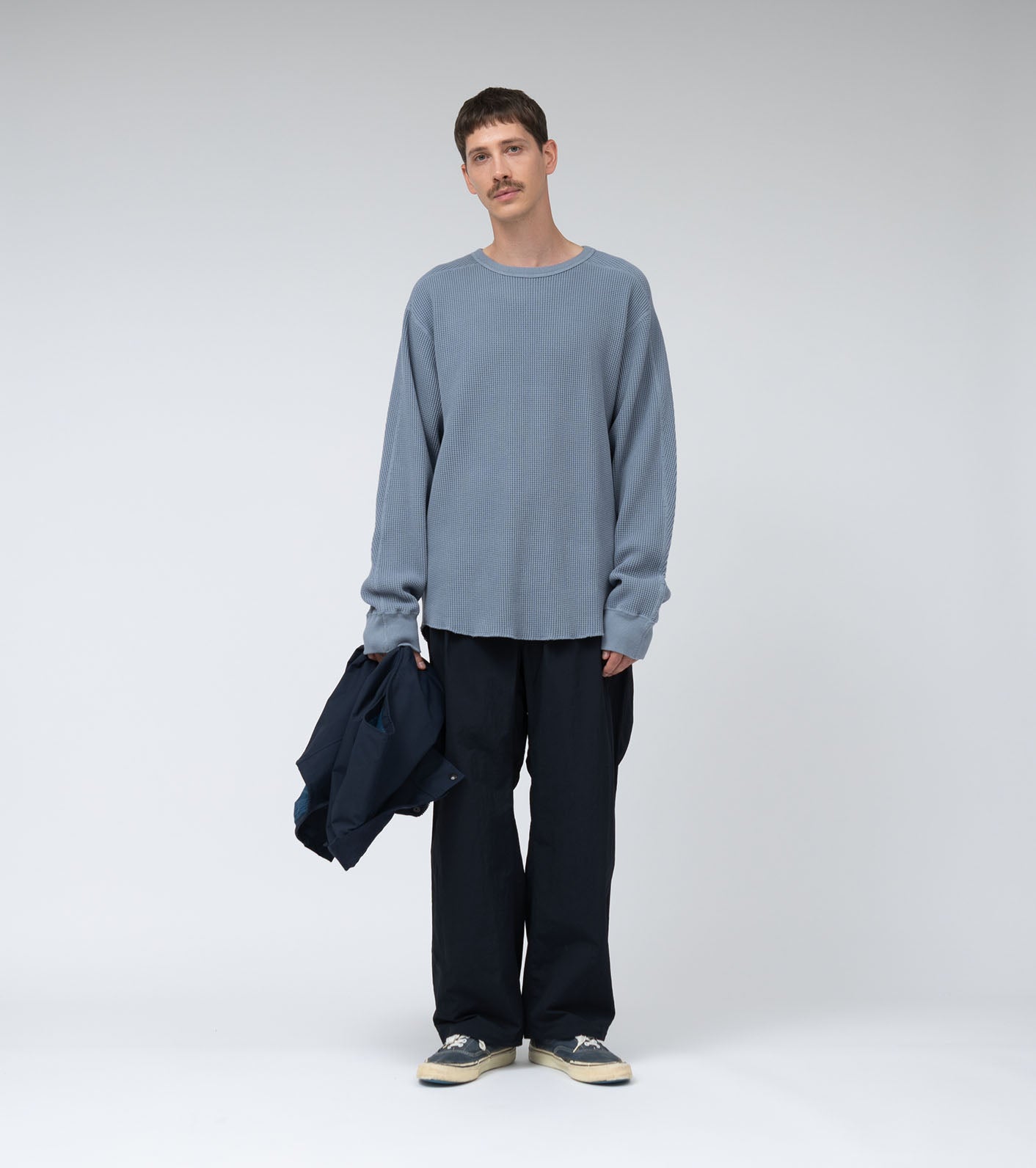 nanamica Crew Neck Thermal Sweat