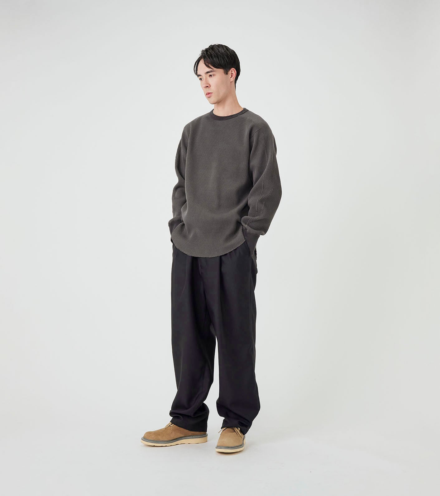 nanamica Crew Neck Thermal Sweat
