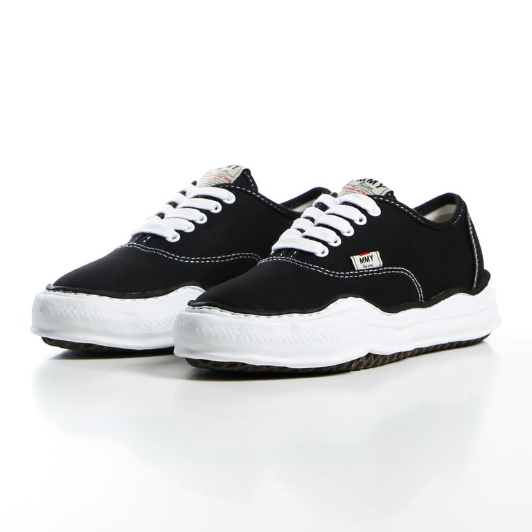 Maison MIHARA YASUHIRO BAKER Original Sole Canvas Lowtop Sneaker Black