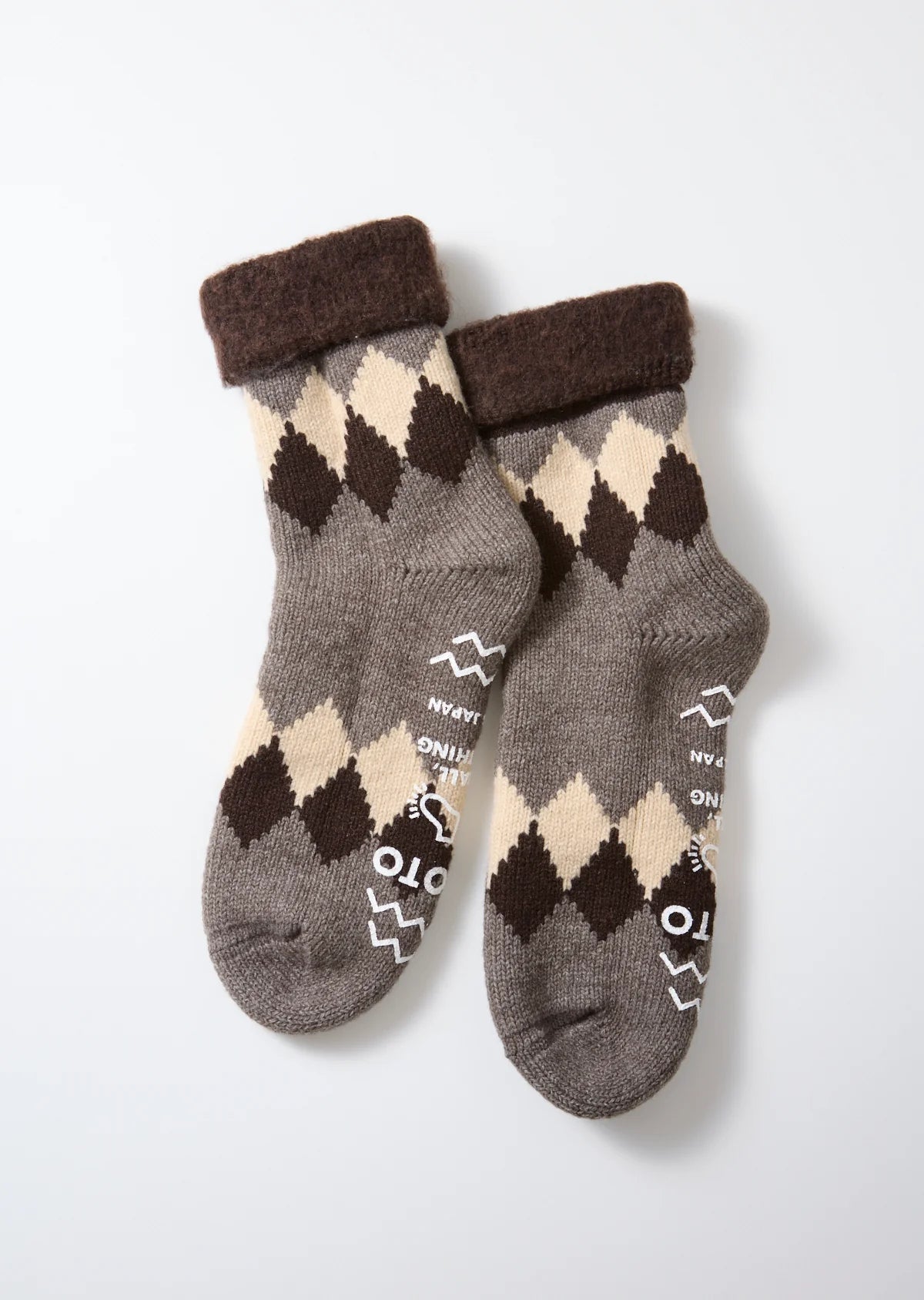 RoToTo COMFY ROOM SOCKS "DIAMOND"