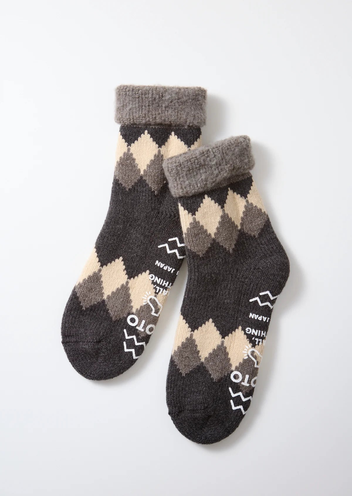 RoToTo COMFY ROOM SOCKS "DIAMOND"
