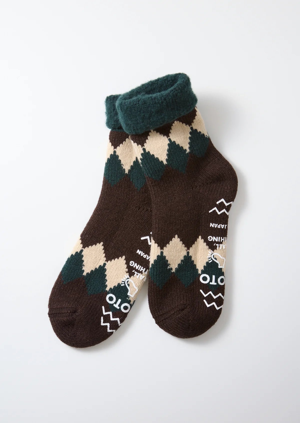 RoToTo COMFY ROOM SOCKS "DIAMOND"