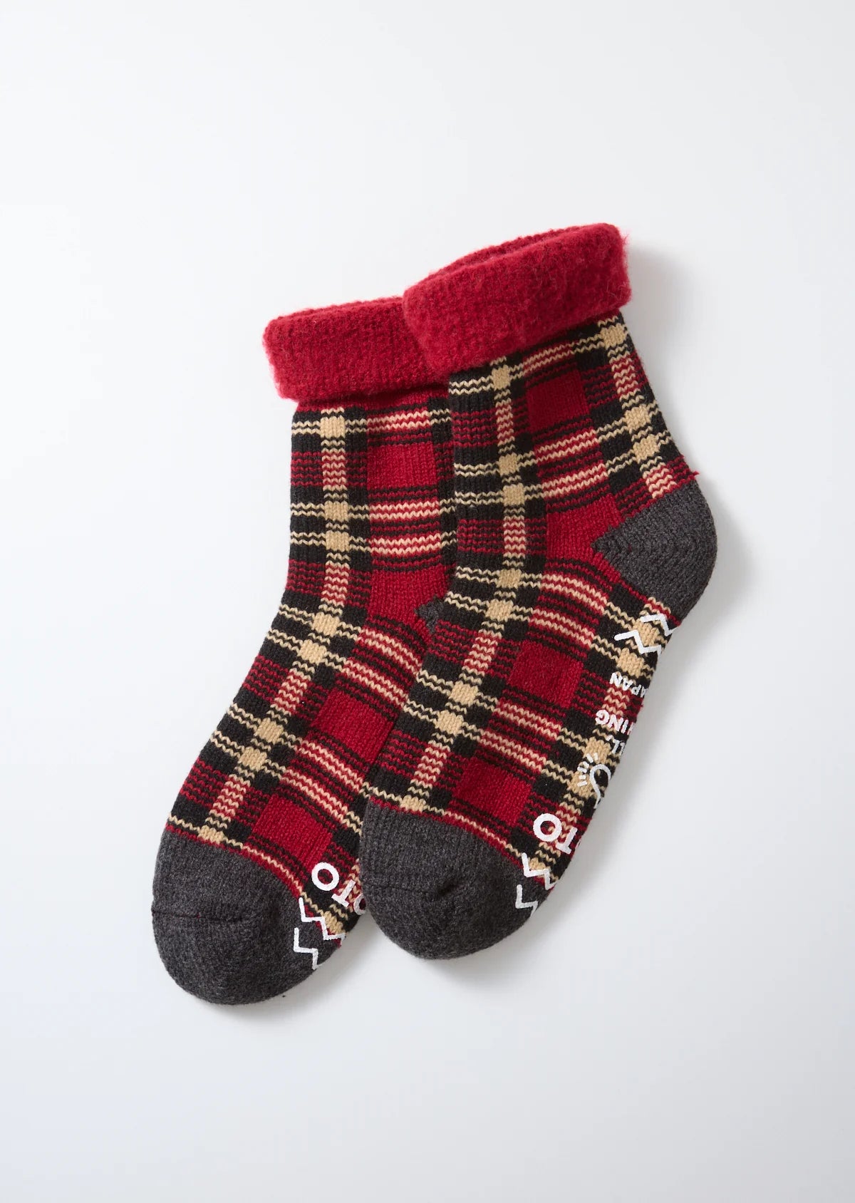 RoToTo COMFY ROOM SOCKS "CHECK"