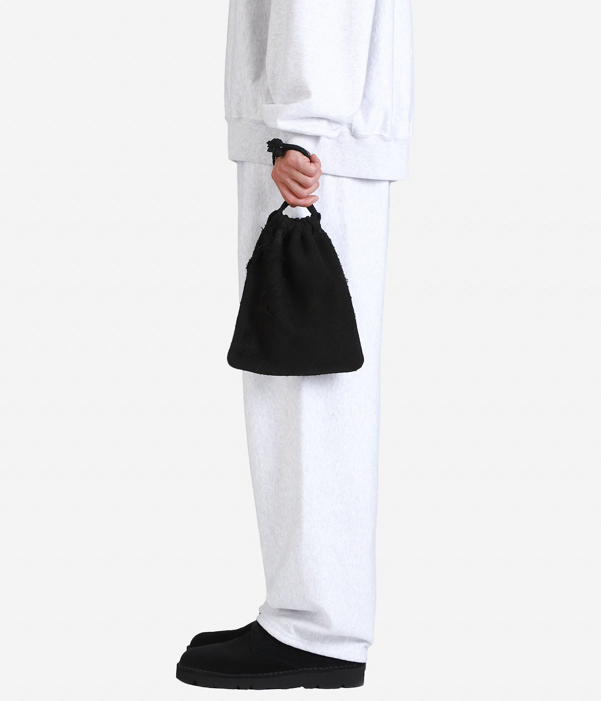 Aeta BACK SIDE SKIN DRAWSTRING POUCH L