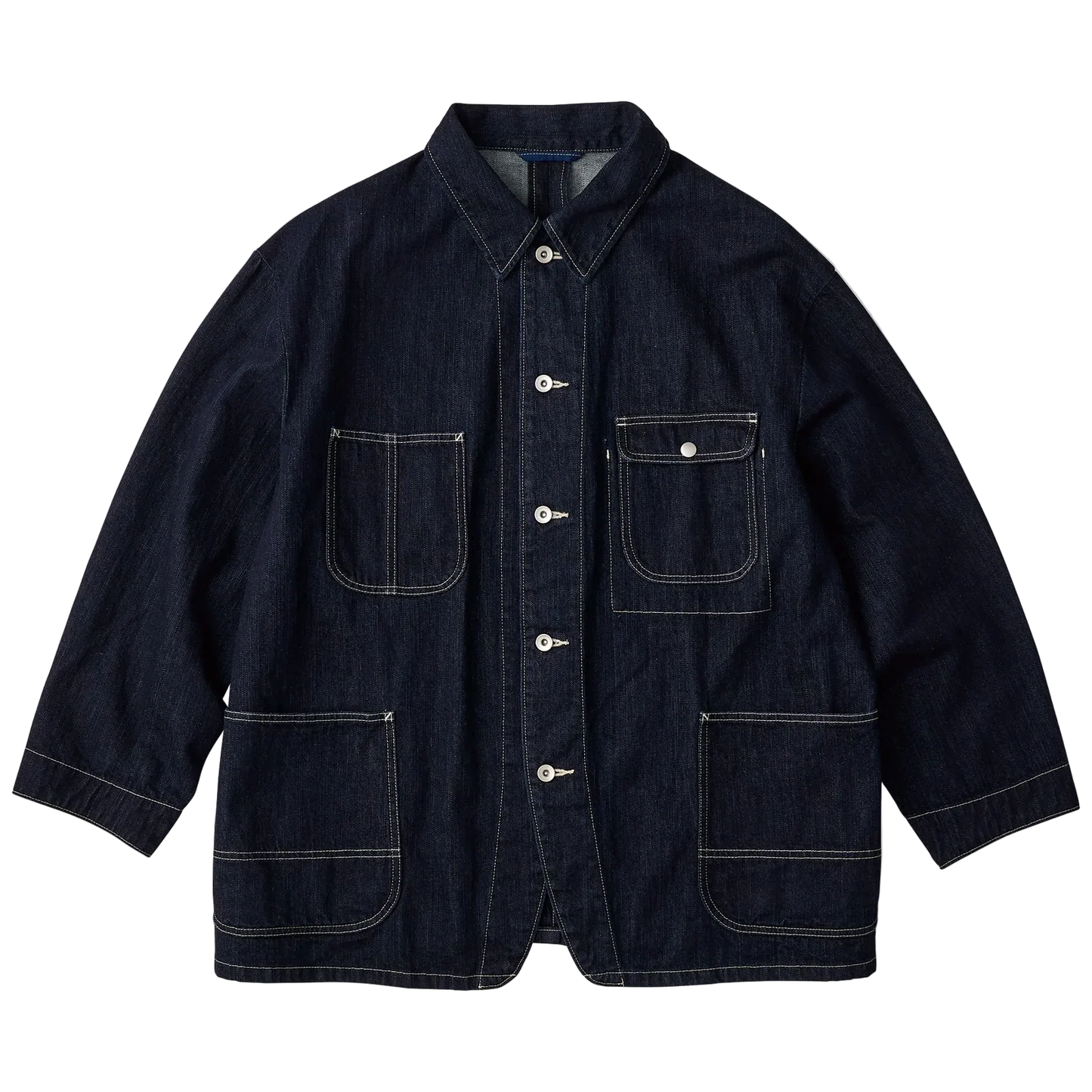 Porter Classic STEINBECK DENIM COVERALLS -DARK NAVY-
