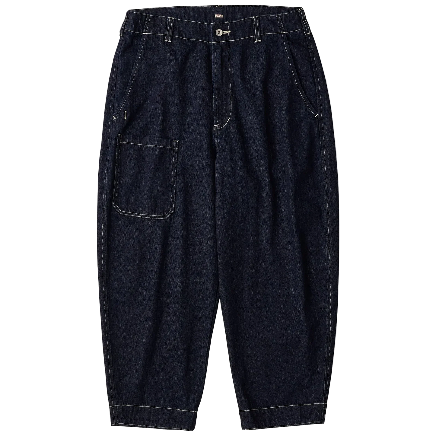 Porter Classic STEINBECK DENIM POCKET PANTS -DARK NAVY-