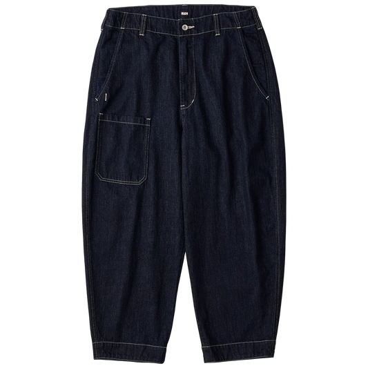 Porter Classic STEINBECK DENIM POCKET PANTS -DARK NAVY-