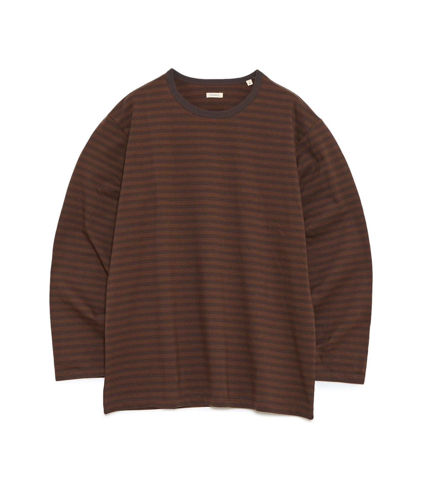 nanamica COOLMAX Stripe Jersey L/S Tee