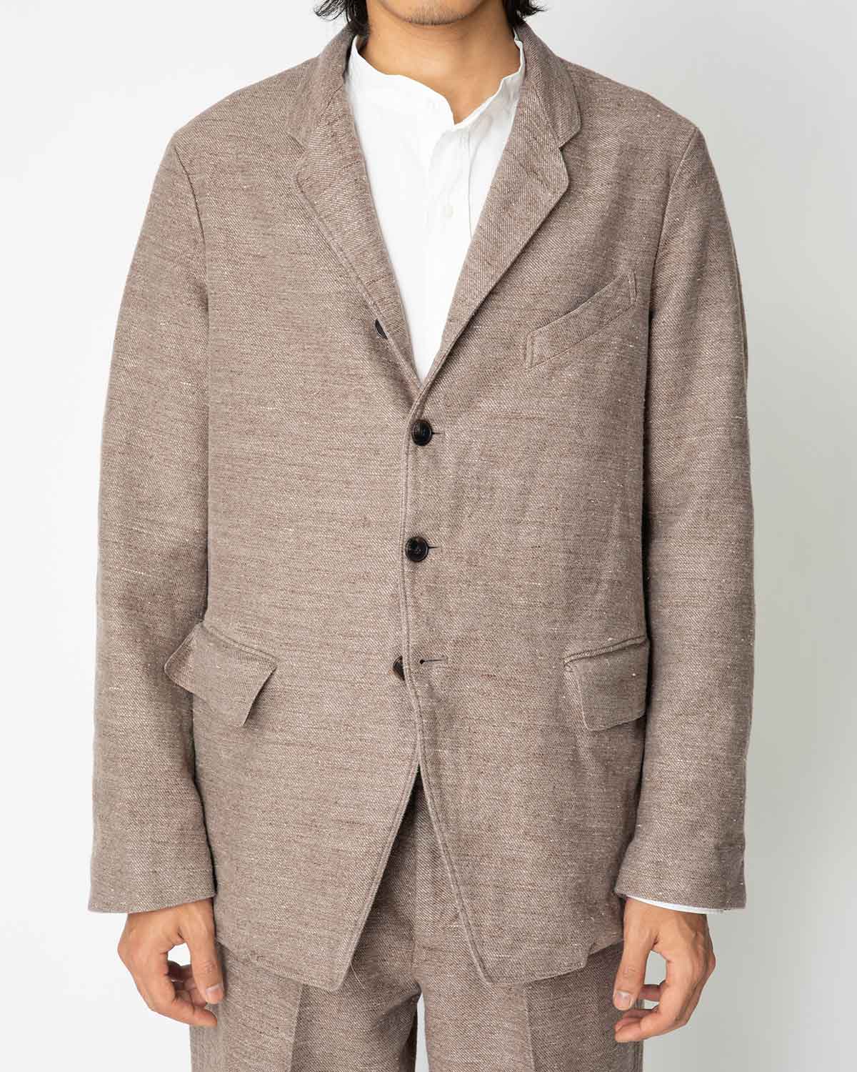 A.PRESSE Dead Stock Linen Tailored Jacket – unexpected store