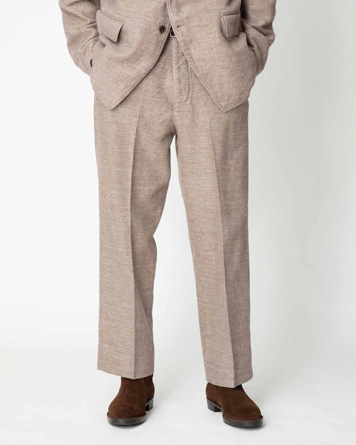 A.PRESSE Dead Stock Linen Trousers