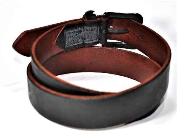 Vintage Works HAND MADE LEATHER BELT DH5675MK-2 CHASIN