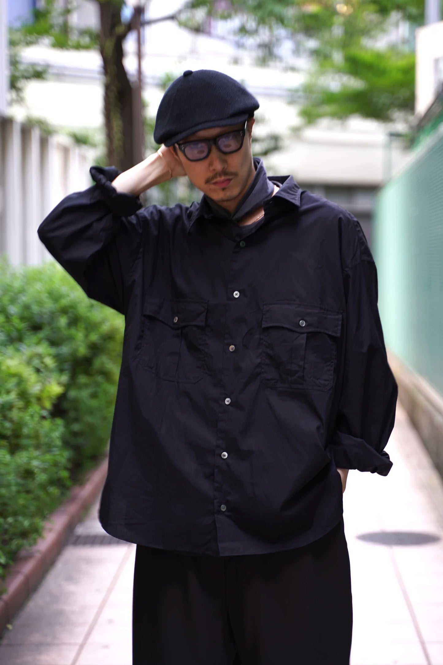 Porter Classic ROLL UP SHIRT (SUVIN GOLD SUPREME 140/2)