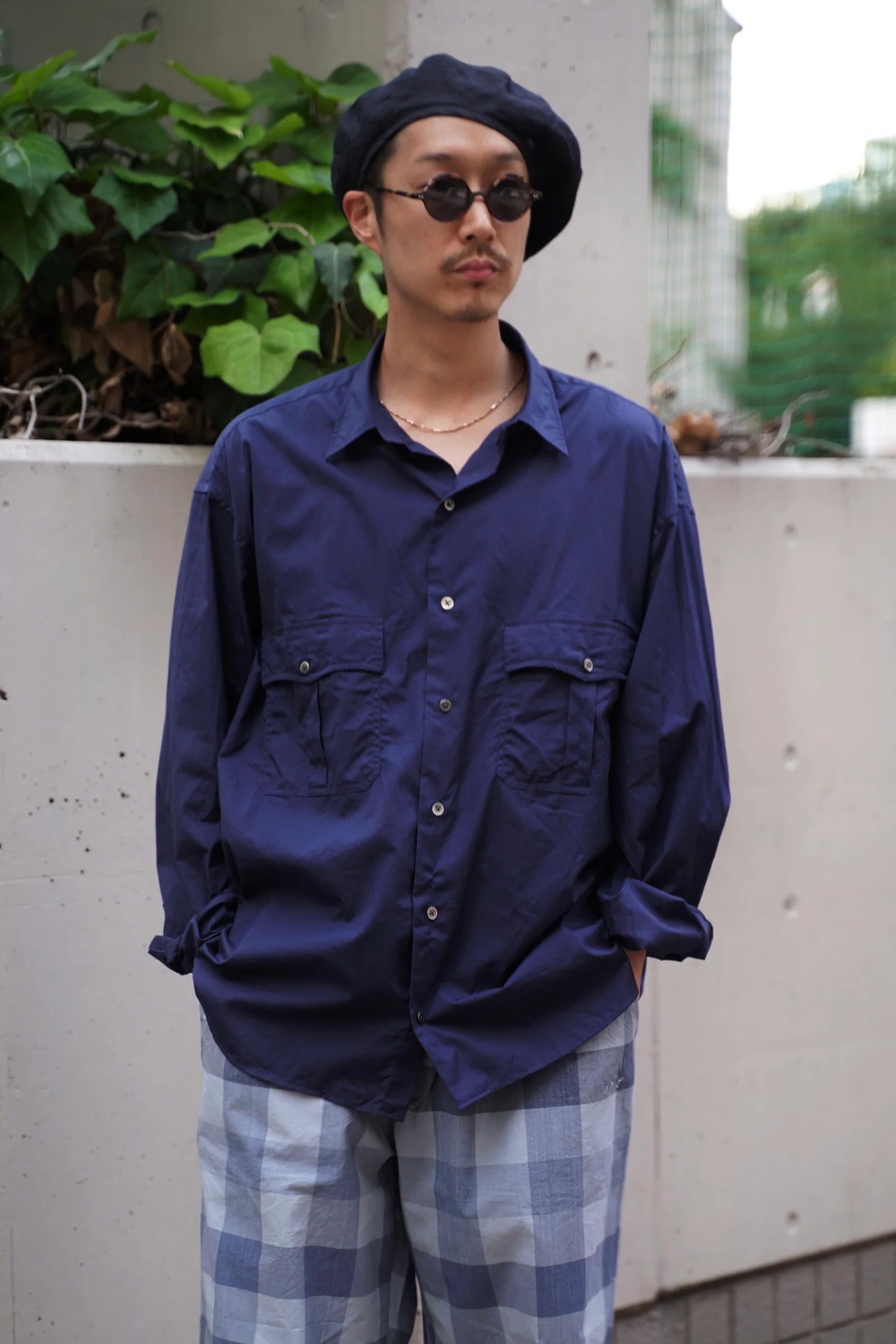 Porter Classic ROLL UP SHIRT (SUVIN GOLD SUPREME 140/2)