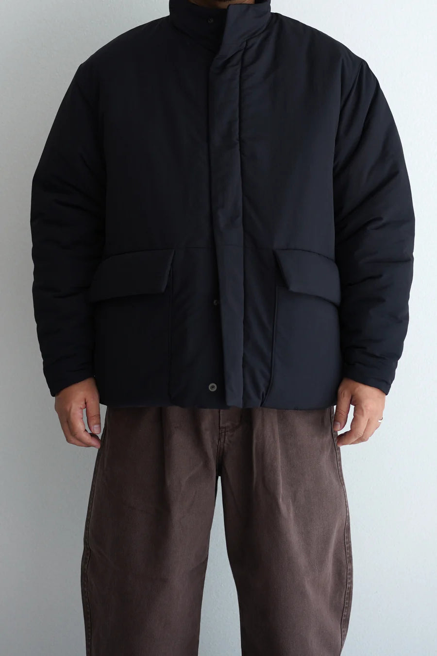 STILL BY HAND Round Puffy Blouson – unexpected store