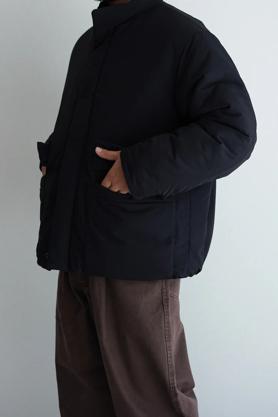 STILL BY HAND Round Puffy Blouson