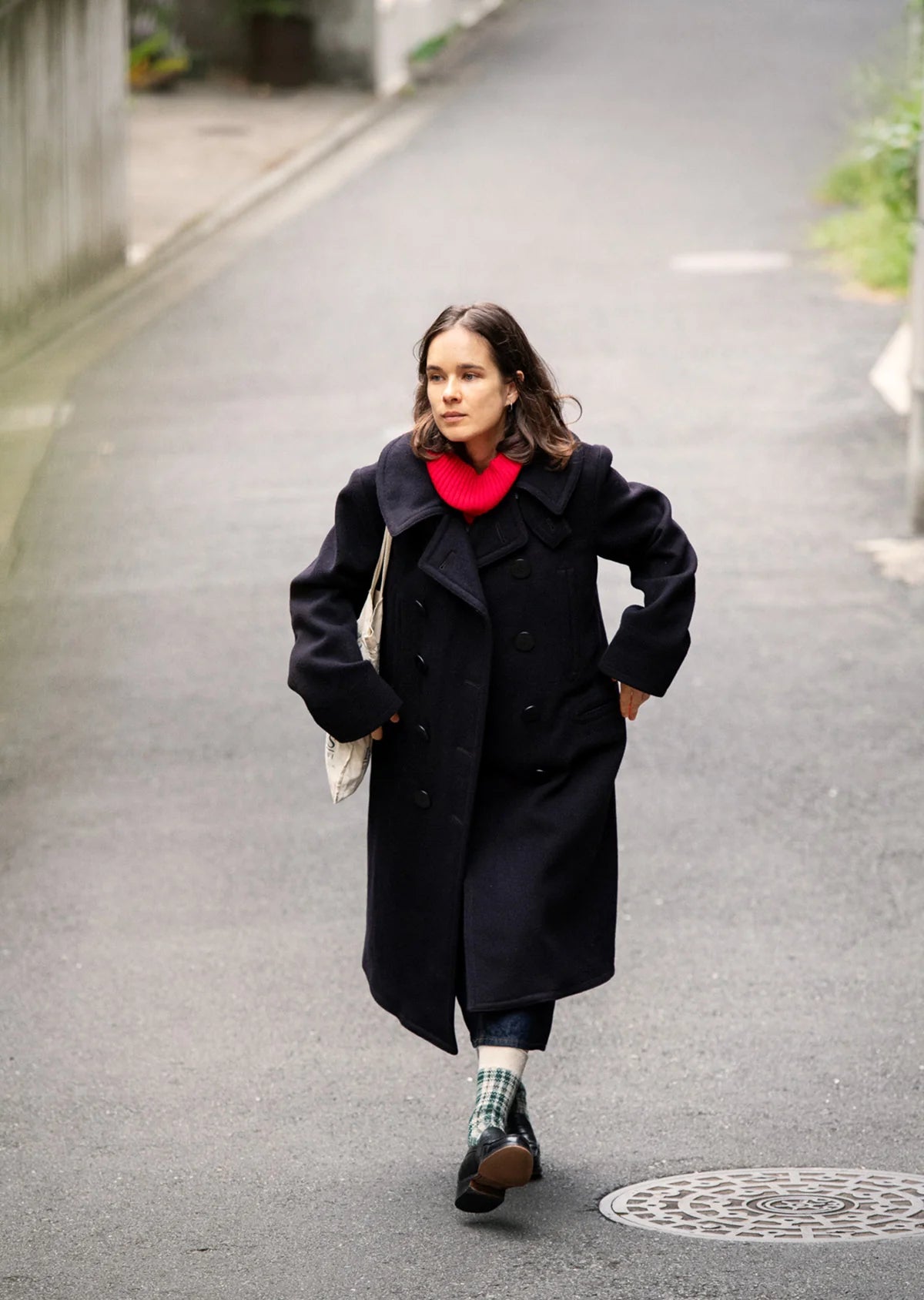 RoToTo CHECK PATTERN MERINO SOCKS