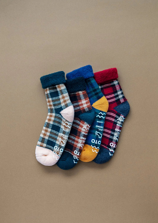 RoToTo COMFY ROOM SOCKS "CHECK"