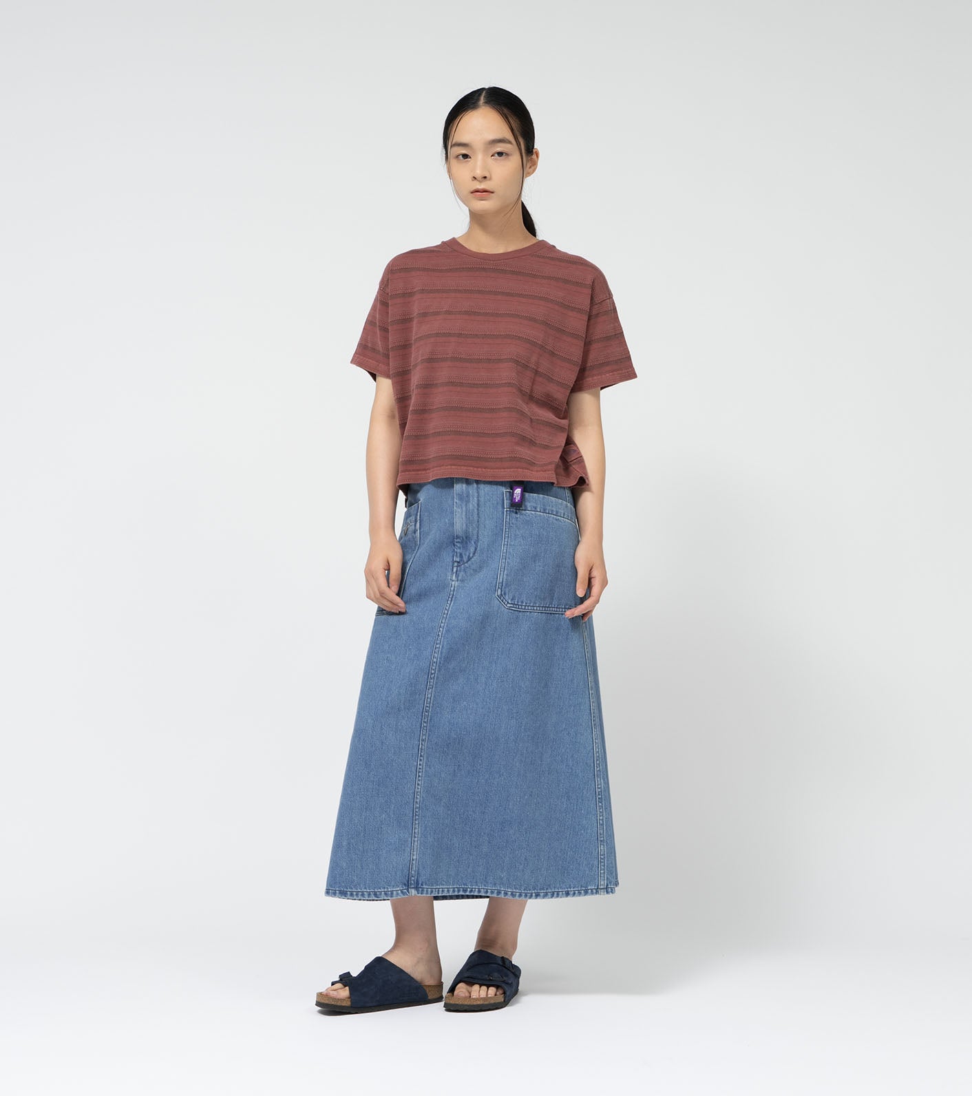 THE NORTH FACE PURPLE LABEL Denim Field Skirt