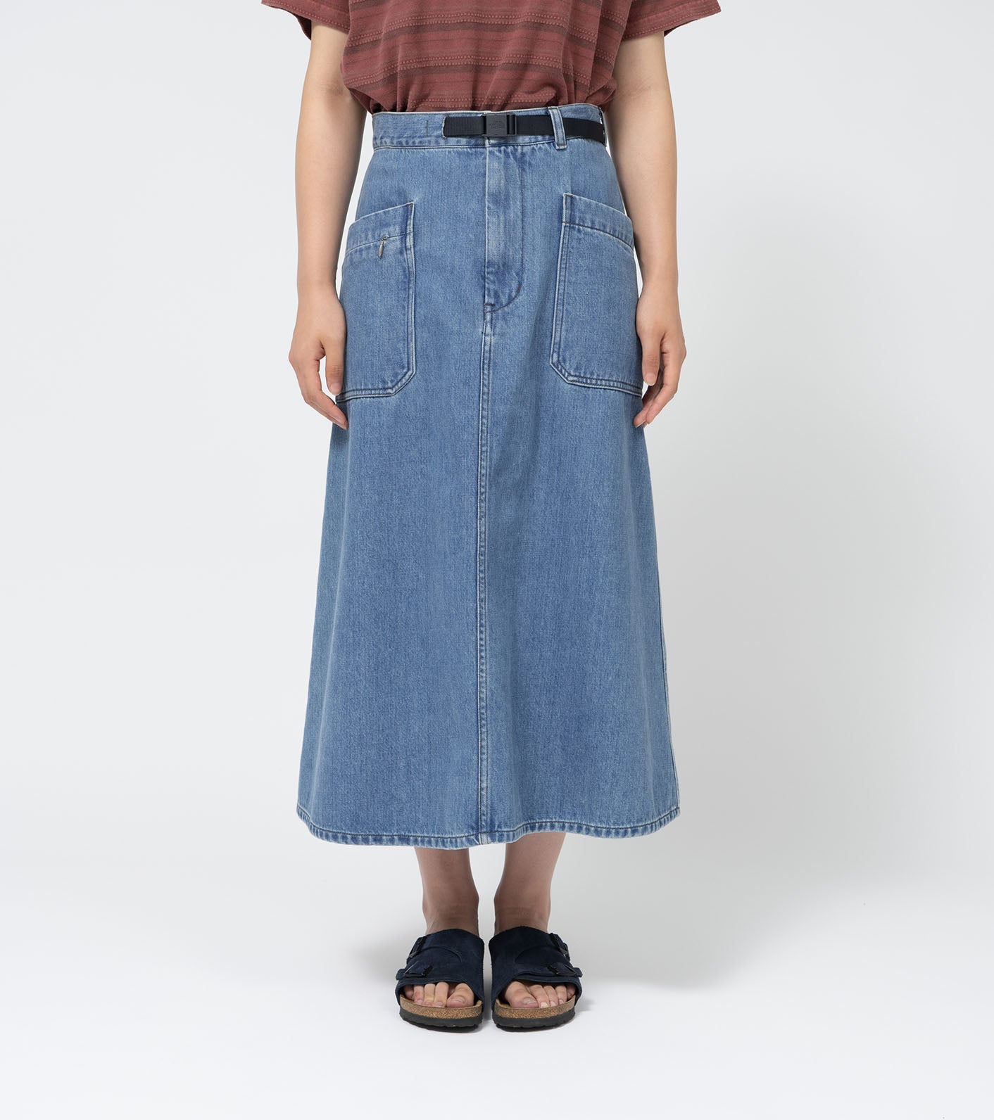 THE NORTH FACE PURPLE LABEL Denim Field Skirt