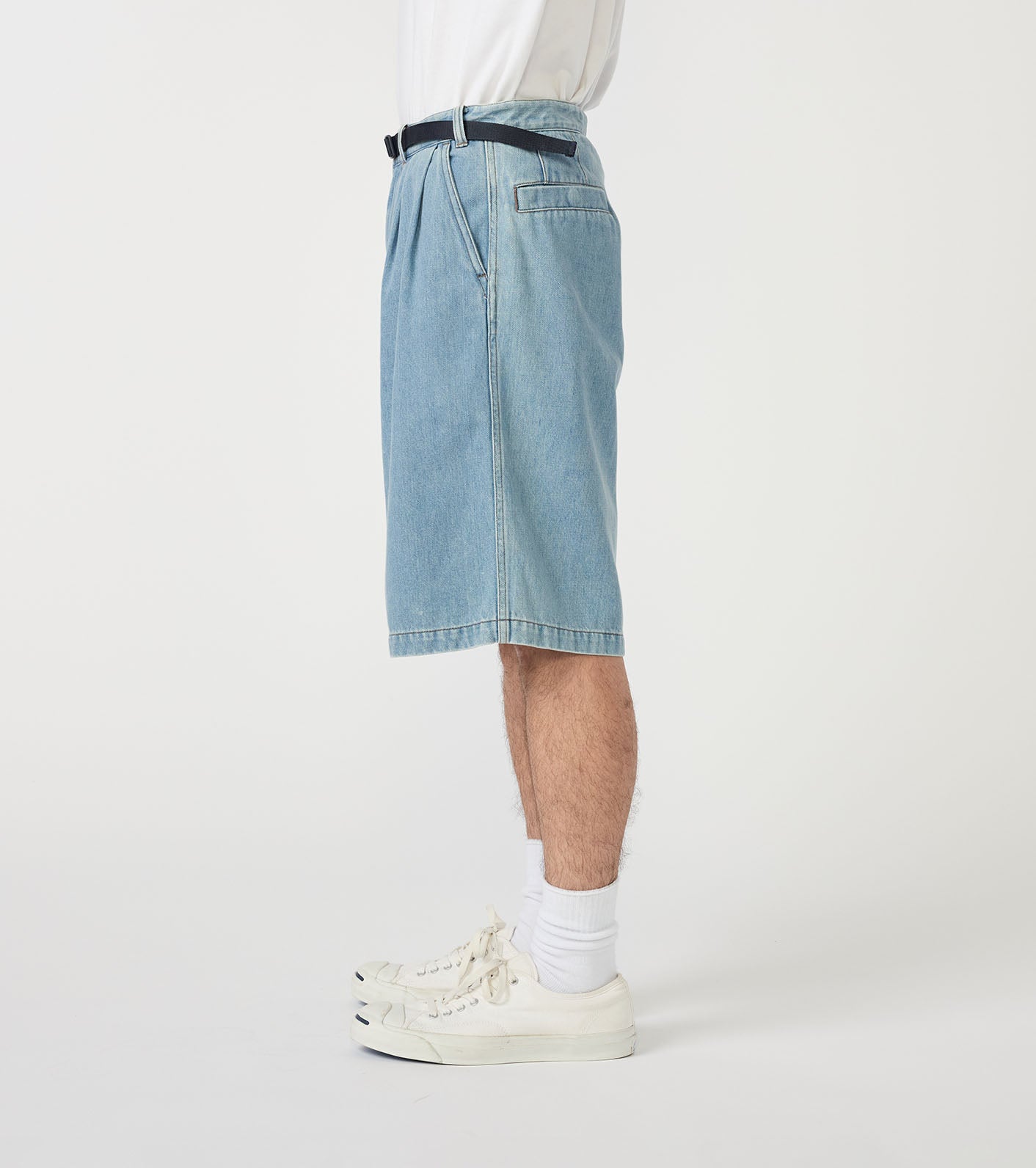 THE NORTH FACE PURPLE LABEL Denim Tuck Field Shorts