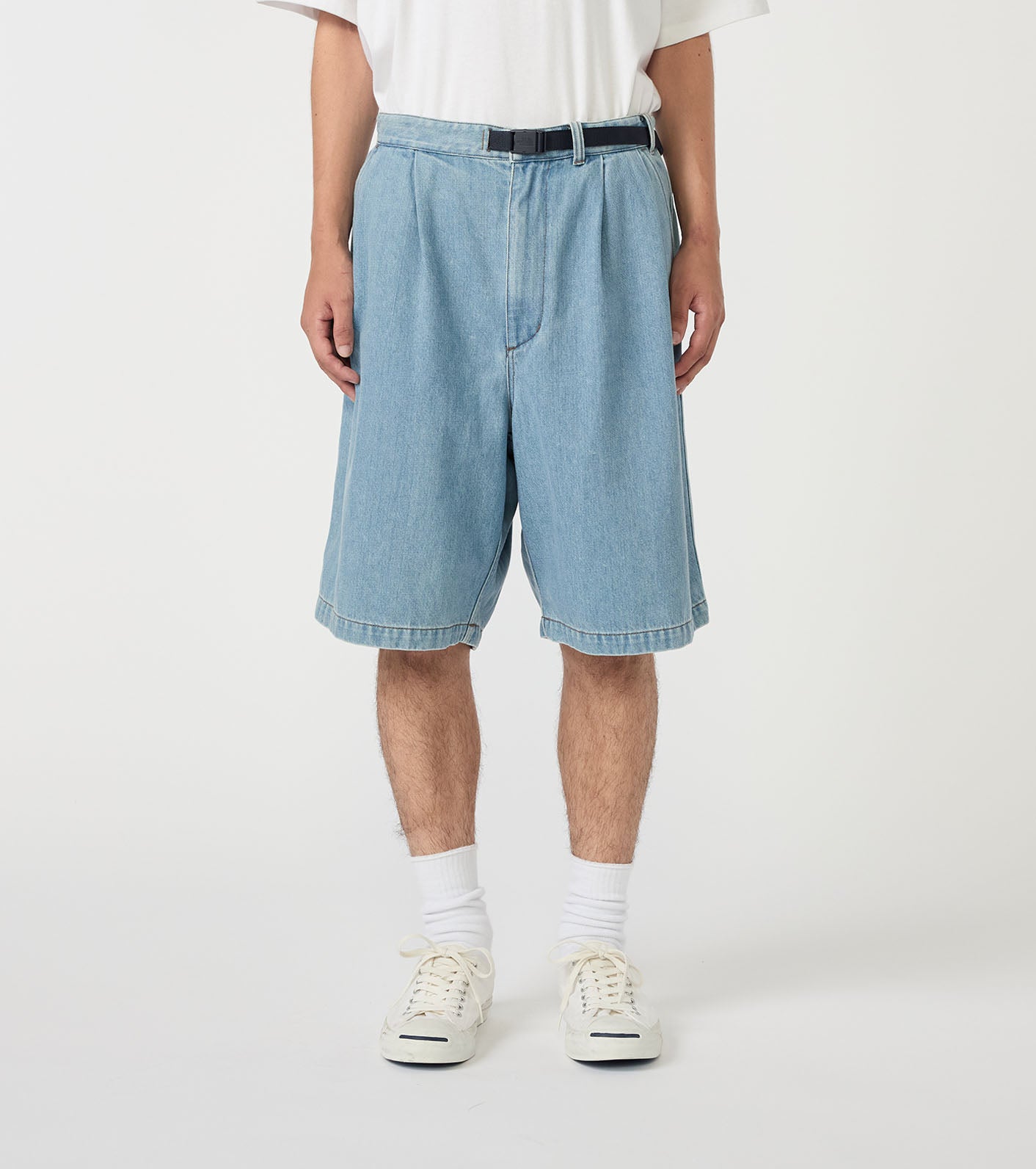 THE NORTH FACE PURPLE LABEL Denim Tuck Field Shorts