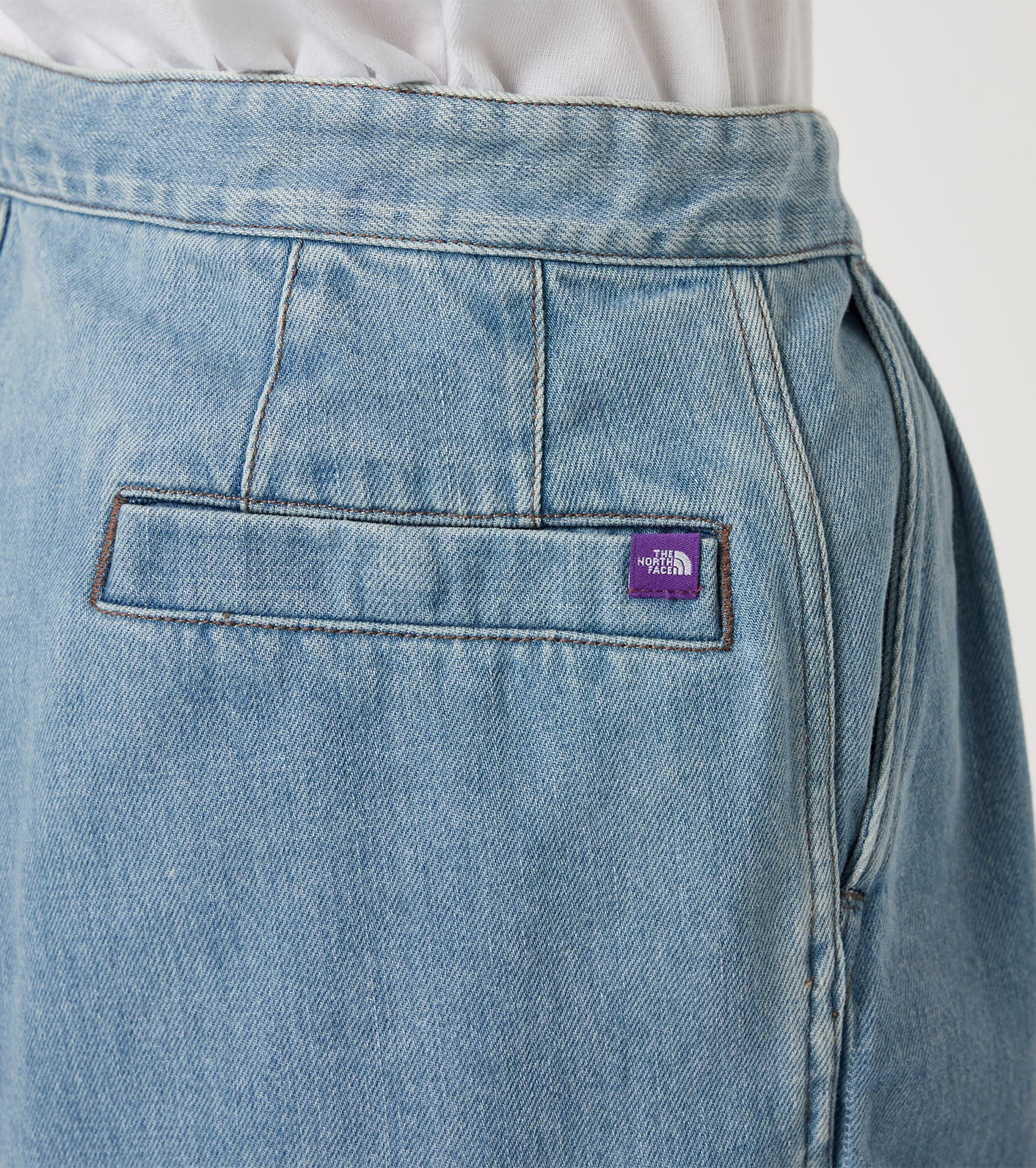 THE NORTH FACE PURPLE LABEL Denim Tuck Field Shorts