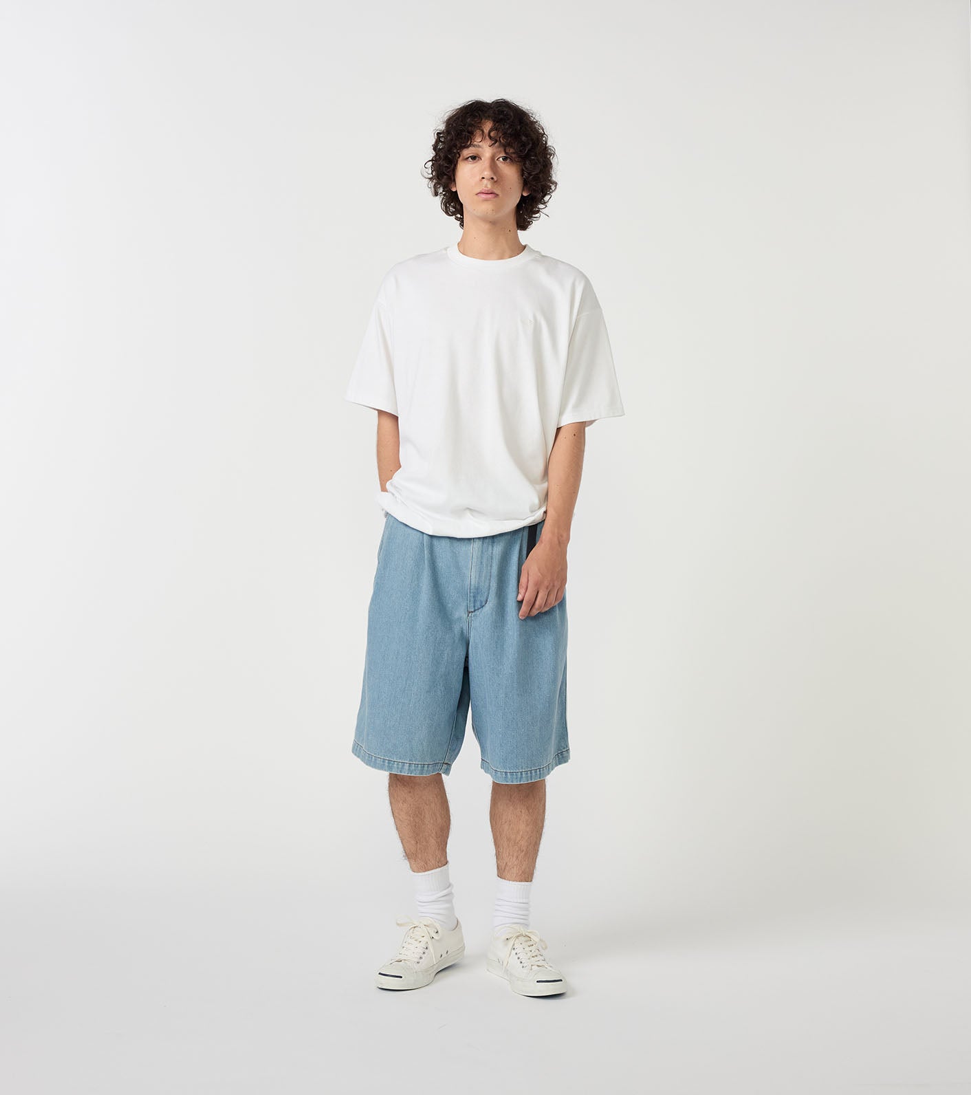 THE NORTH FACE PURPLE LABEL Denim Tuck Field Shorts