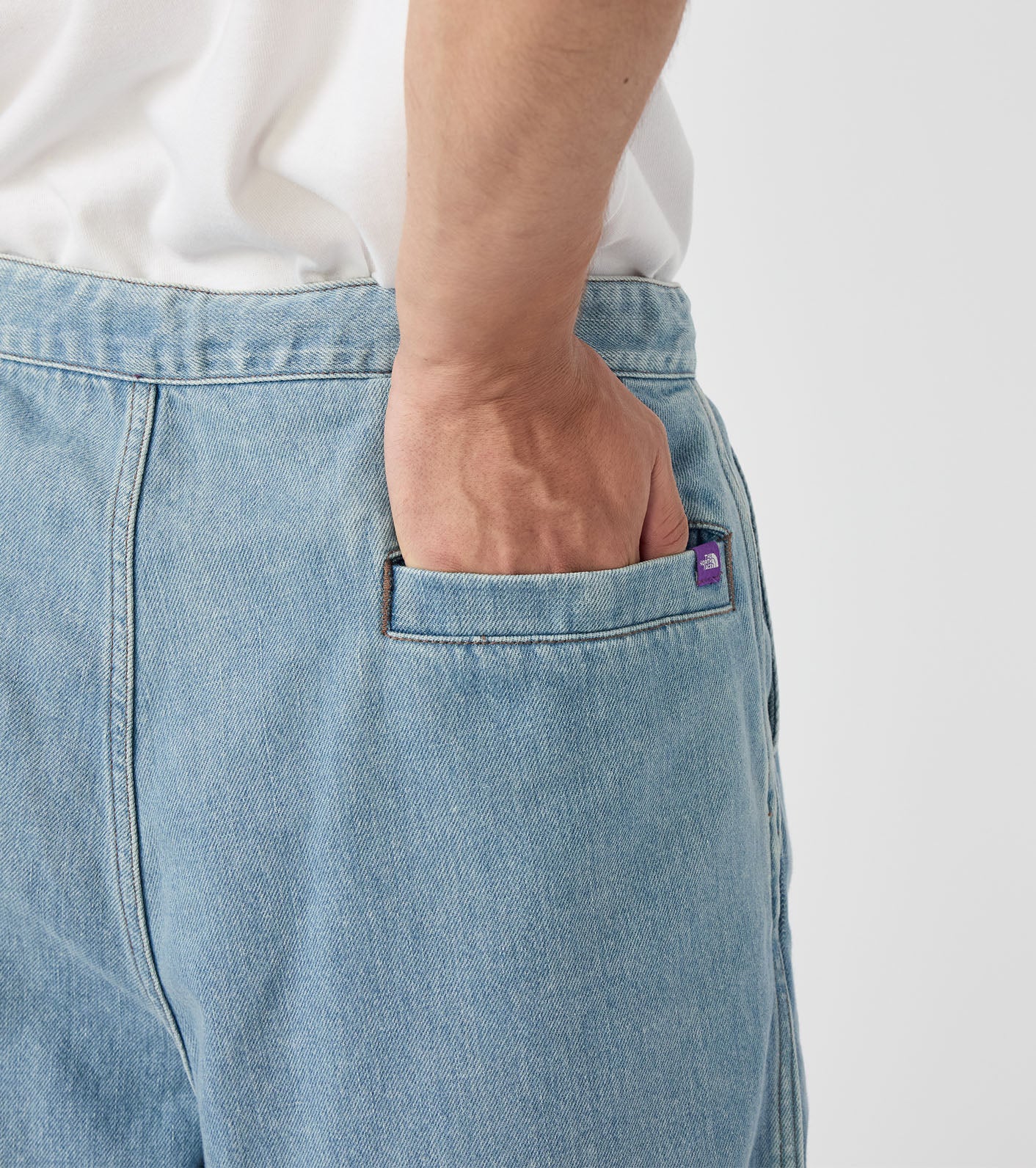 THE NORTH FACE PURPLE LABEL Denim Tuck Field Shorts