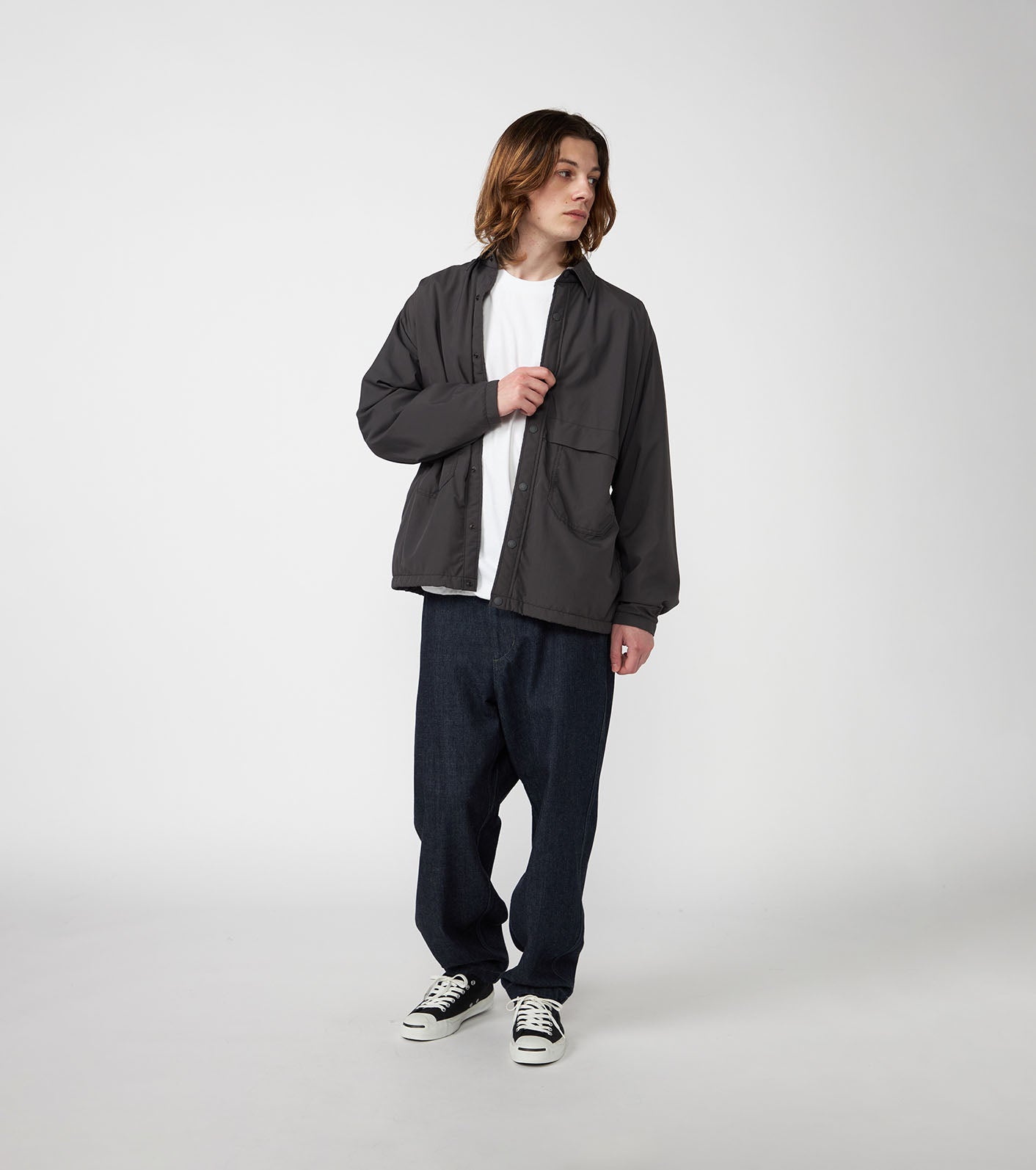 THE NORTH FACE PURPLE LABEL Denim Wide Tapered Field Pants