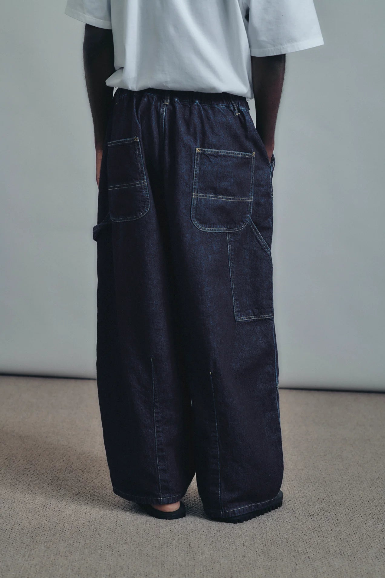 is-ness Double-Knee Balloon Painter Pants