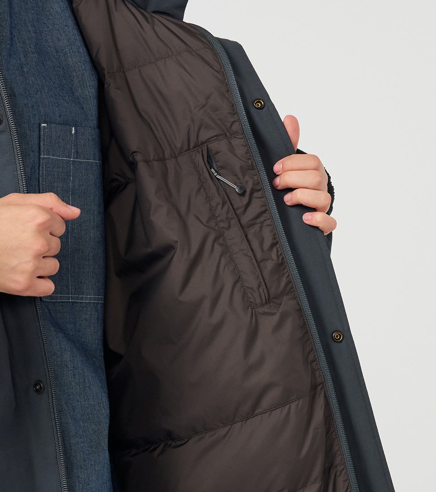 THE NORTH FACE PURPLE LABEL Double Peak Field Down Coat