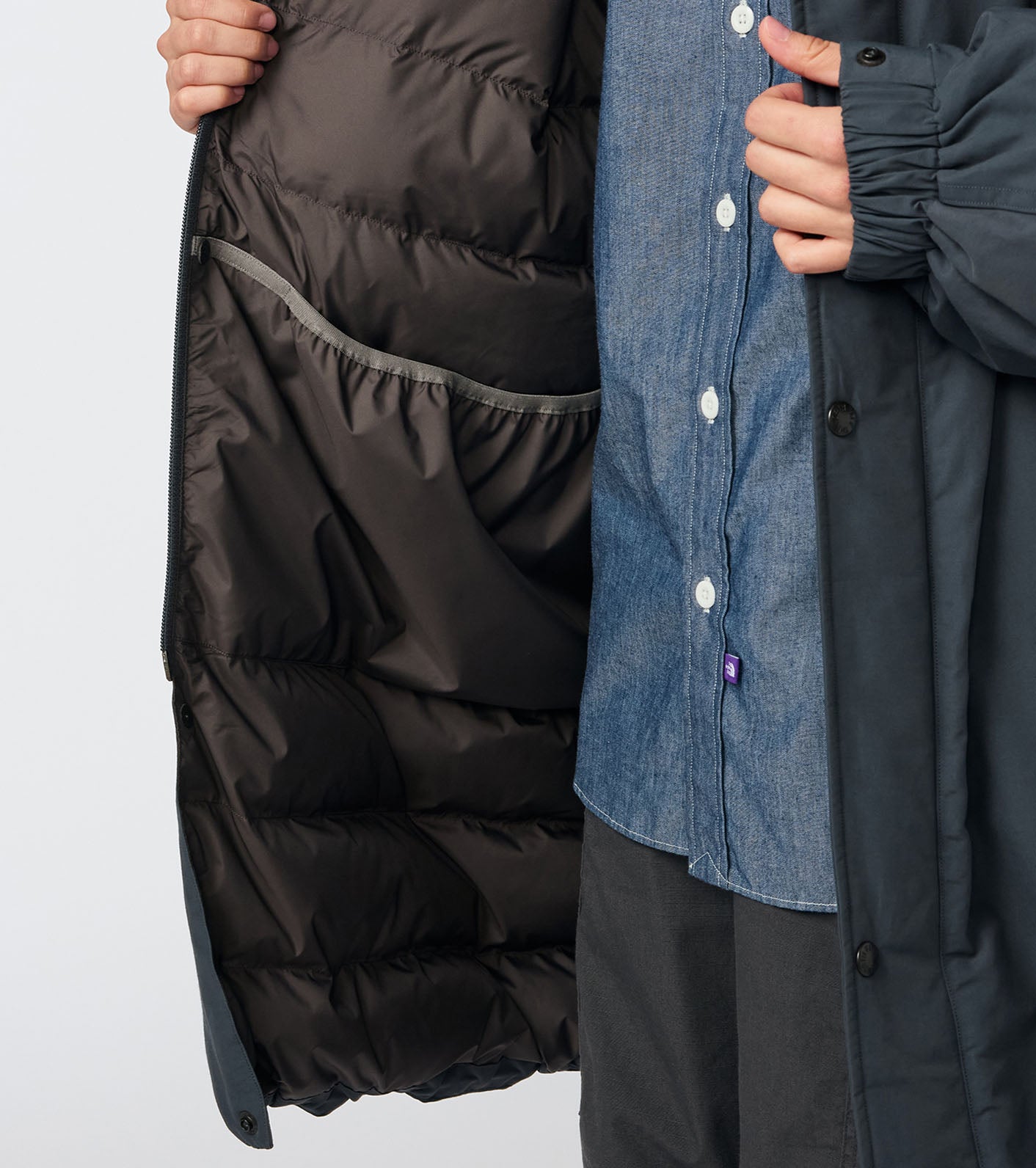 THE NORTH FACE PURPLE LABEL Double Peak Field Down Coat