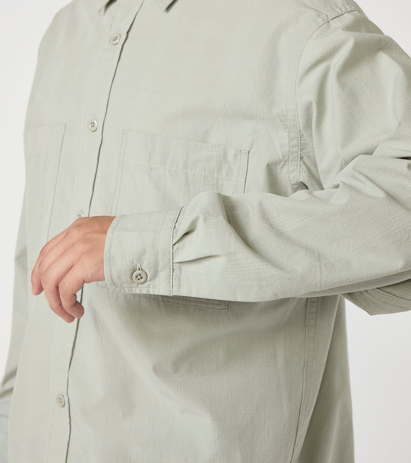 THE NORTH FACE PURPLE LABEL Double Pocket Plaid Field Work Shirt