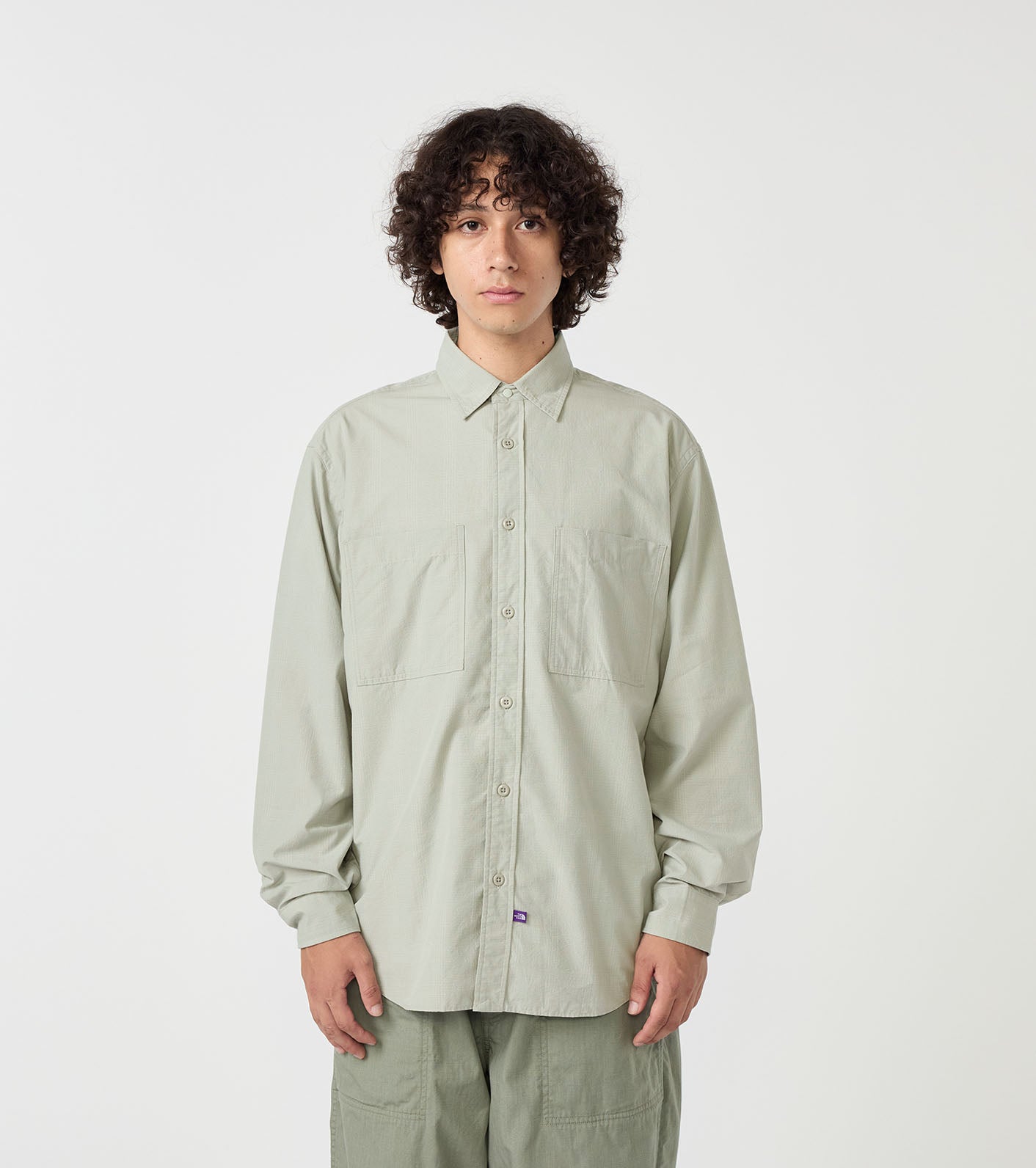 THE NORTH FACE PURPLE LABEL Double Pocket Plaid Field Work Shirt