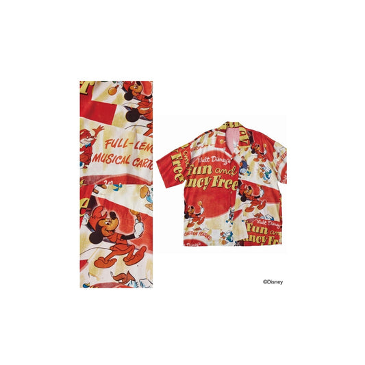 Porter Classic DISNEY V/P PC ALOHA COLLECTION ALOHA SHIRT / MICKEY MOUSE&FRIENDS