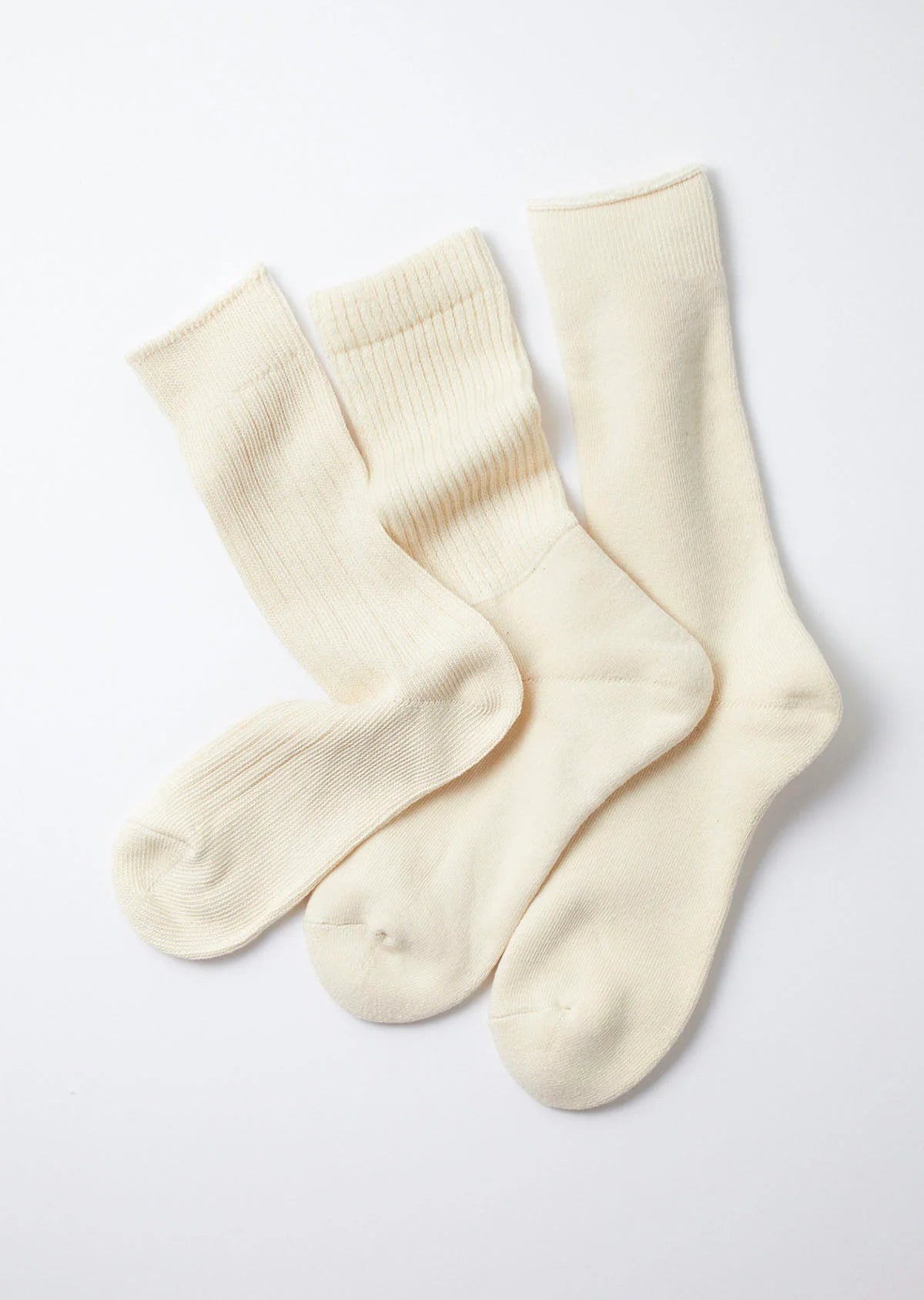 RoToTo ORGANIC DAILY 3 PACK CREW SOCKS