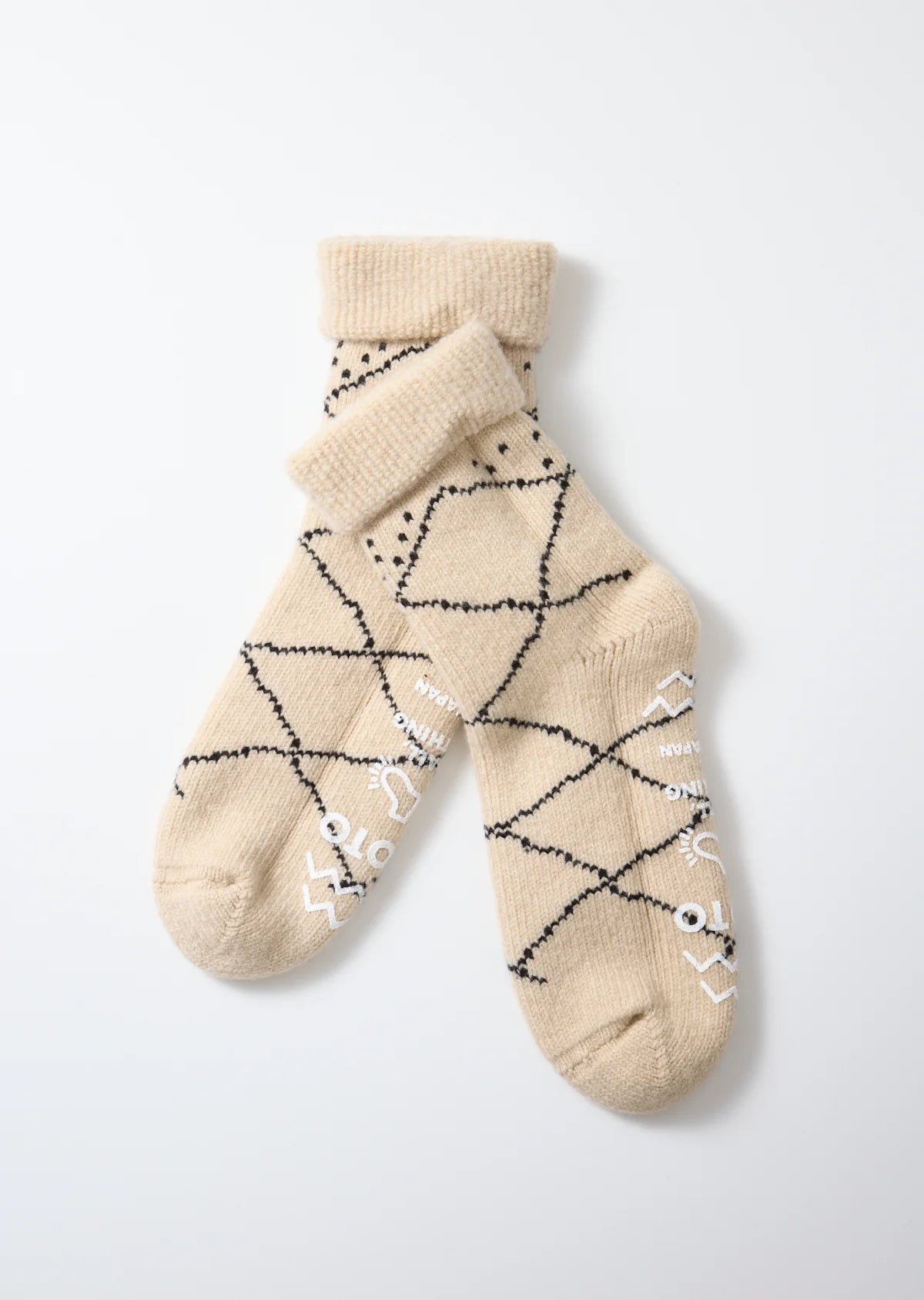 RoToTo MERINO LAMBS WOOL ROOM SOCKS ”BENIOUARAIN”