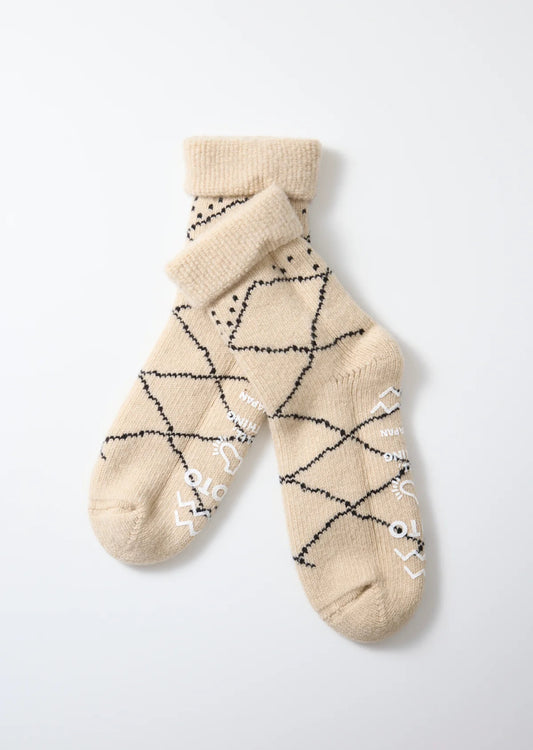 RoToTo MERINO LAMBS WOOL ROOM SOCKS ”BENIOUARAIN”