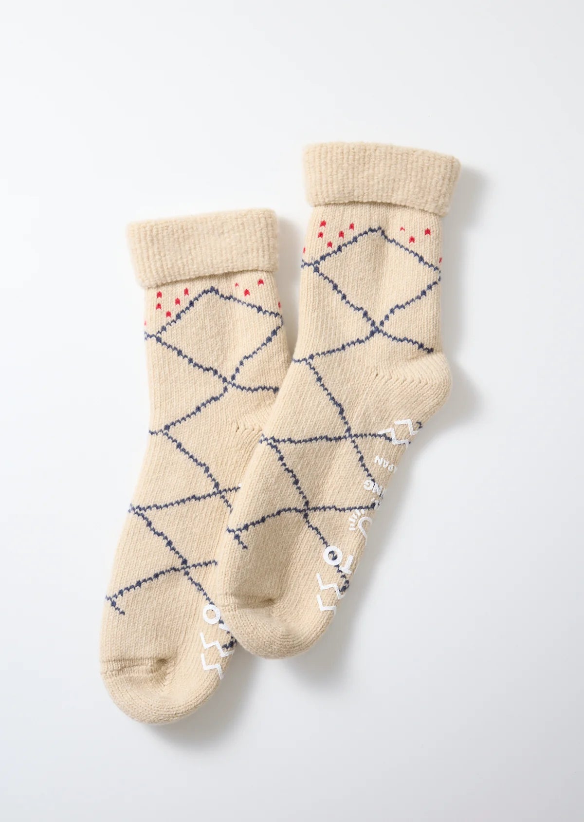 RoToTo MERINO LAMBS WOOL ROOM SOCKS ”BENIOUARAIN”