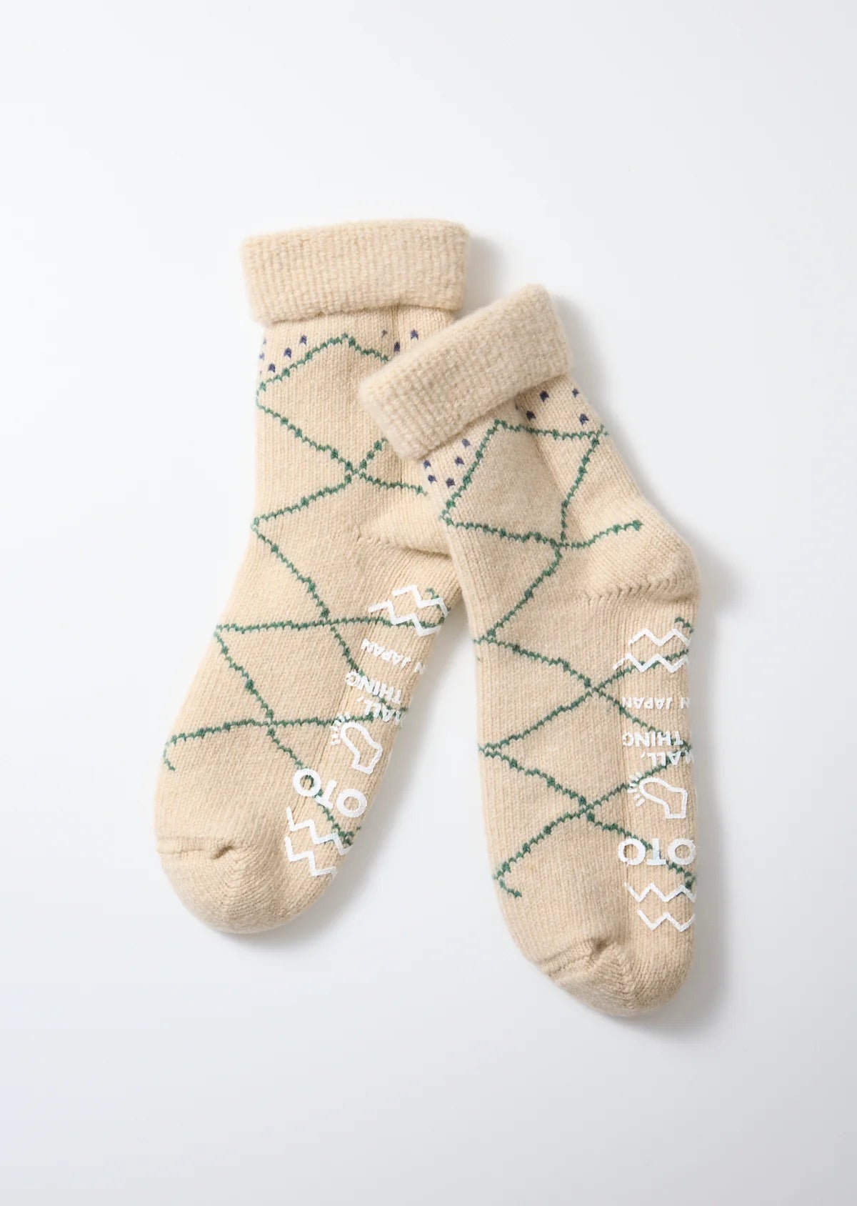 RoToTo MERINO LAMBS WOOL ROOM SOCKS ”BENIOUARAIN”