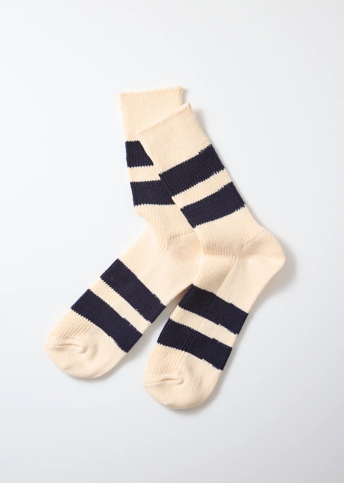 RoToTo RECYCLED COTTON STRIPE SOCKS