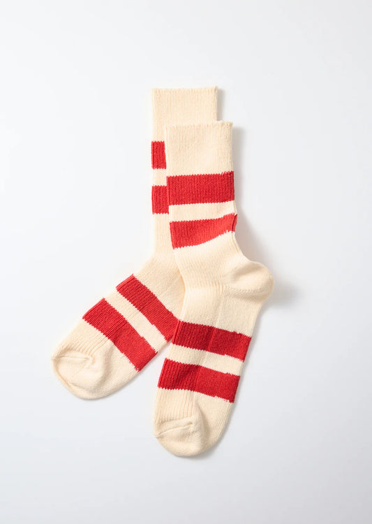 RoToTo RECYCLED COTTON STRIPE SOCKS
