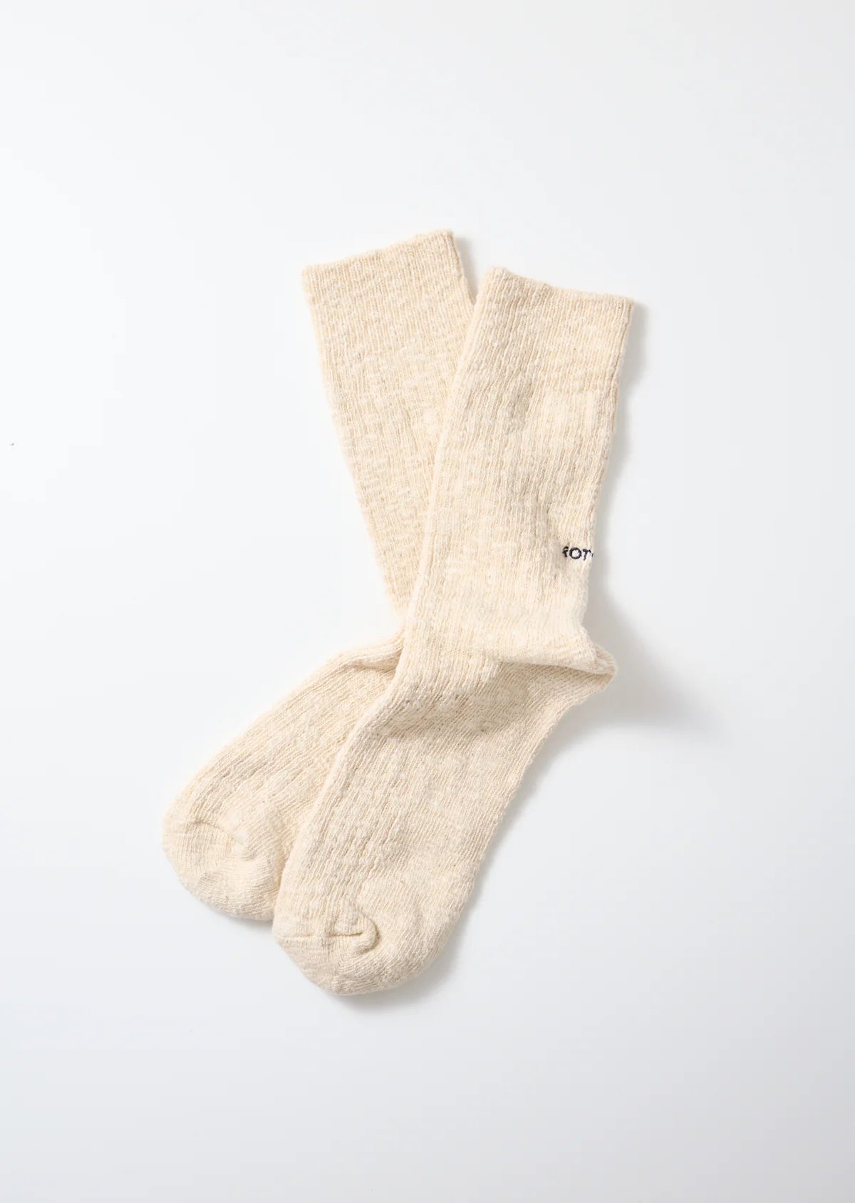 RoToTo ORGANIC COTTON SLUB CREW SOCKS