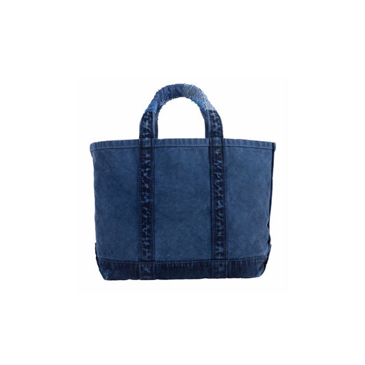 Porter Classic VINTAGE TRAVELER TOTE BAG (CANVAS) BLUE