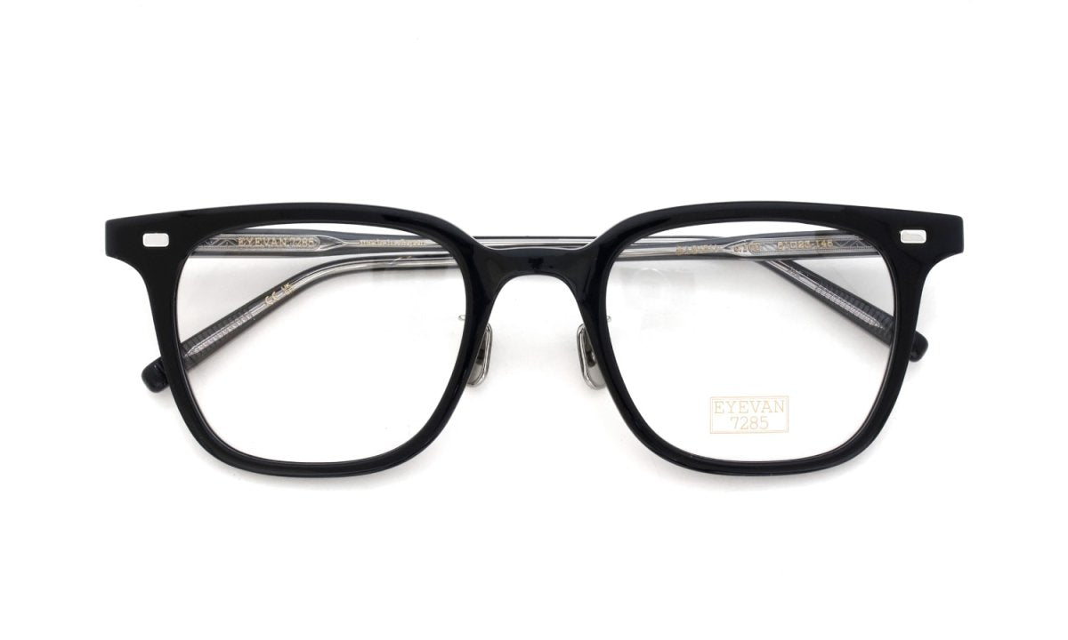 EYEVAN7285 EYEGLASS FRAME 319 C.100 BLACK
